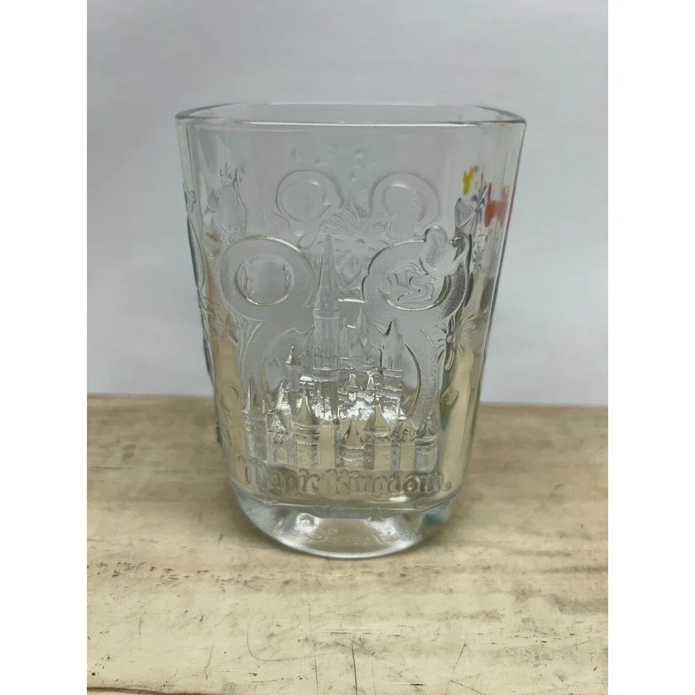 2000 Mickey Mouse Walt Disney Millenium Celebration McDonald's Glasses Set Of 2